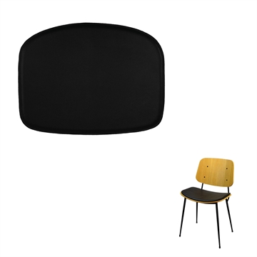 Non-reversible Luxury Cushion in Luxury 2018 Leather for the Søborg chair